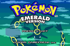 Pokemon Emerald - Hard Edition (beta 1.03) Title Screen